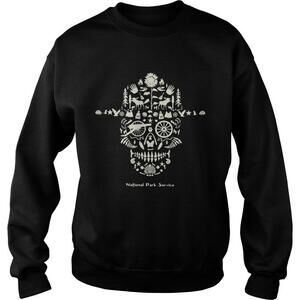 Skull National Park Service Sweatshirt 1